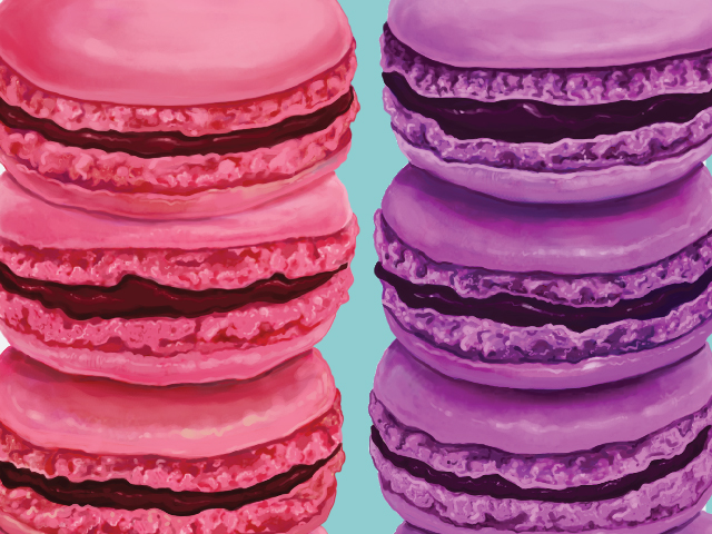 Summer Macarons